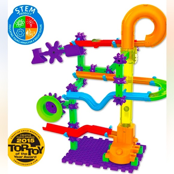 Catapult action packed marble maze w/ a marble launcher, 106 pieces, EUC - Picture 4 of 7